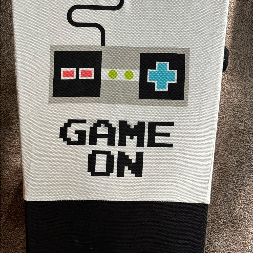 Gaming Hamper or Storage - Black and White